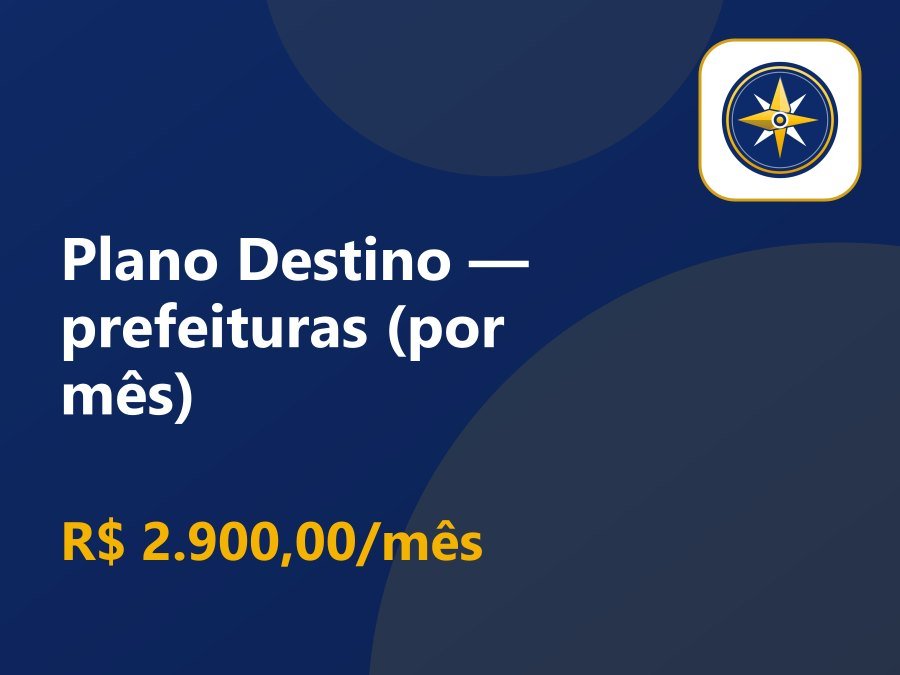 Plano Destino — prefeituras (por mês)
