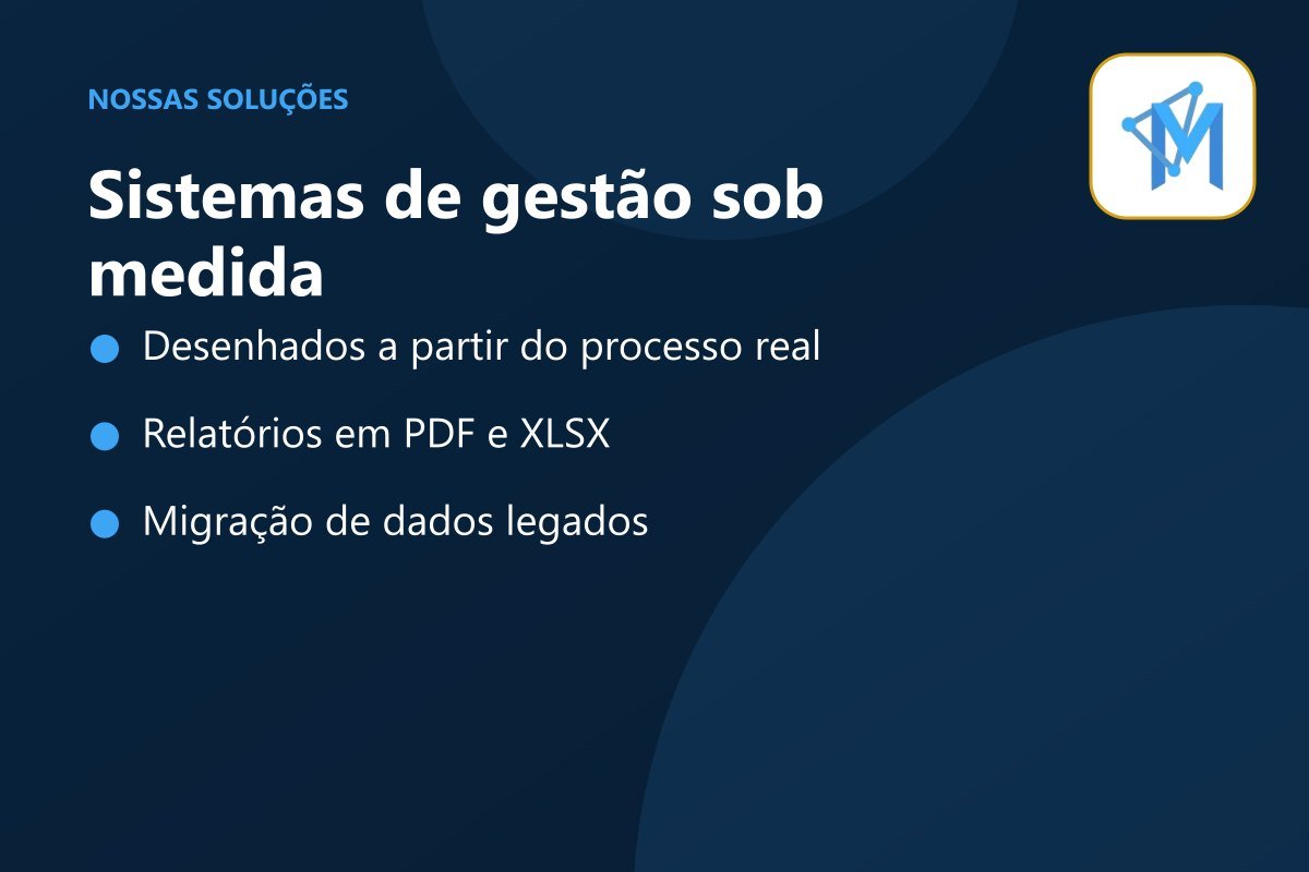 Sistemas de gestão sob medida